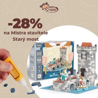 🌉 Se stavebnicí MiDeer – Starý most si děti vyzkouší trpělivost, logiku i představivost. Postaví detailní historický most...