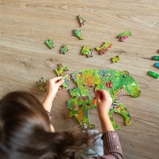 💚 Puzzle, které baví i překvapí! 🦖🦊 Objevte kouzelný svět Ludattica - značky, která spojuje hru, kvalitu a italský design....