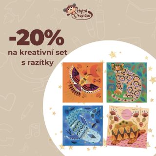 Objevte kouzelný svět zvířátek s Djeco kreativní sadou razítek. 🐾 14 razítek, 4 inkoustové polštářky a 16 pozadí čekají na...