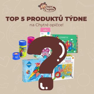 ✨ TOP 5 produktů tohoto týdne! 1. Connetix 102 ks – barevná magnetická stavebnice pro nekonečné stavění. 2. Ludattica...