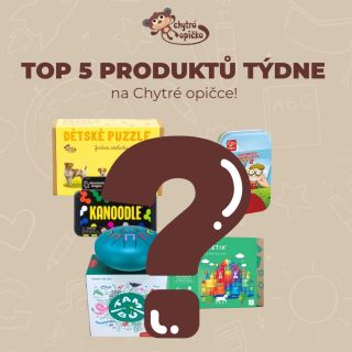 TOP 5 týdne na Chytré Opičce: 🧩 Trio puzzle – Zvířátka ze statku (NOVÁ EDICE) 🧲 Connetix – Magnetická stavebnice 102 dílů...